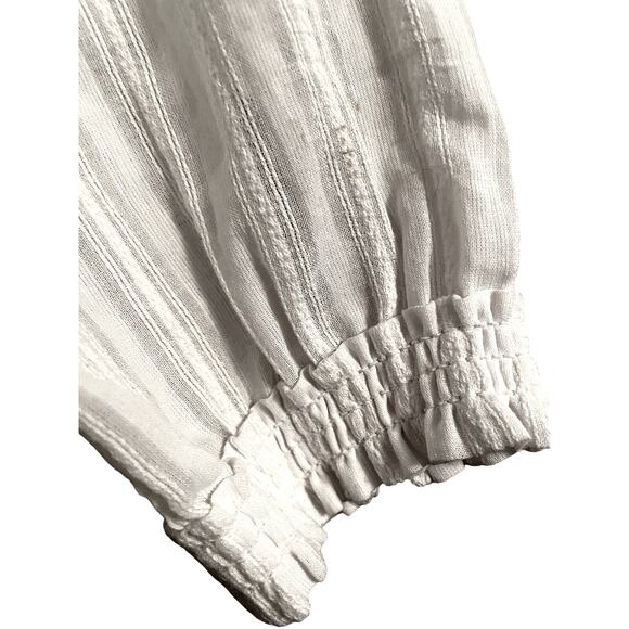 Rag & Bone Drew Off the Shoulder White Top size XSmall - Picture 8 of 12